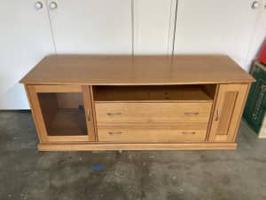 TV Cabinet Tasmanian Oak