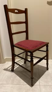 ANTIQUE COTTAGE DECOR OCCASIONAL BEDROOM SMALL CHAIR