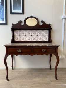 Queen Anne style wash stand or buffet