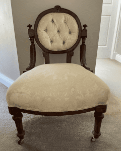 Antique-style side chair