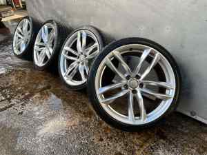 Audi A5/A6/RS6/A8 20 Inch Alloy Wheels with Excellent Tyres *Delivery*