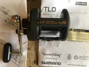 Shimano TLD-15 Fishing Reel Preowned as good as new Original box