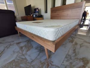BRAND NEW QUEEN size Southern Oak bed - natural lacquer finish