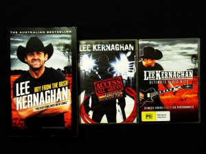 Lee Kernaghan - Boy From The Bush & 2x DVDs (Price is for all)