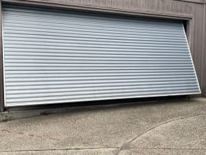 Colourbond tilt garage door with motor