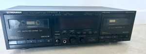 Pioneer Stereo Double Cassette Deck CT-W55OR