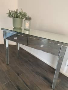 Near new Mirrored Hall or Vanity Table