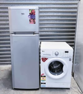 free delivery with 2 month warranty bundel fridge and washer 