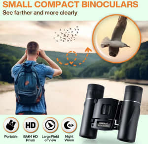 CS | 3000X22 50000m Zoom BAK4 HD Professional Powerful Mini Binoculars