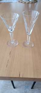 WATERFORD CRYSTAL GLASSES X 2