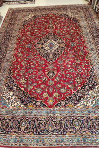 Stunning large Persian handmade soft wool Kashan418*303cm
Pure wo