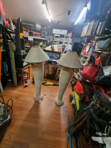2 floor lamps pair at 200 dollars