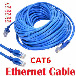 2 , 5, 10 , 15 , 20 ,25 , 30 Meter Ethernet Cable Fast LAN Network Cab