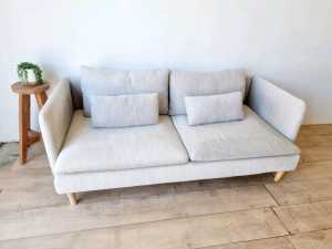 Soderhamn Light Grey Lounge Fabric Sofa RRP $1100
