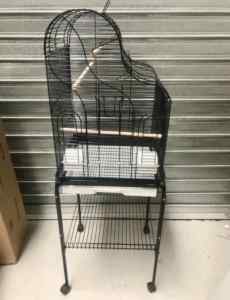 BRAND NEW side open roof cage with drop down front & trolley $140