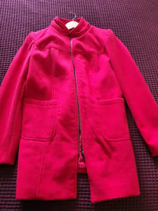 Coat red colour brand new size 16.blue jacket size 10 brand new