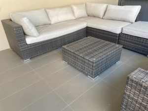 7pc outdoor lounge with coffee table