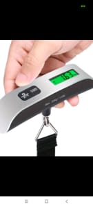 Portable Electronic 50 KG Digital Luggage Scale Weight Travel Measures