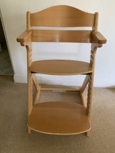 Mocka wooden high chair