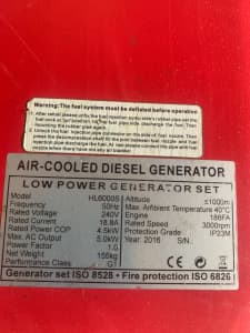 5 kva diesel generator