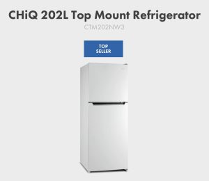 CHIQ 202L Top Mount Refrigerator