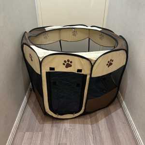 PET SOFT CRATE PORTABLE DOG CAT PLAYPEN CARRIER TRAVEL HOME INDOOR OUT