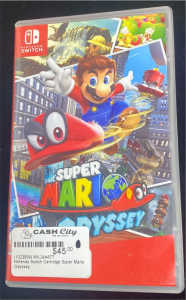 Nintendo Switch Game Cartridge Super Mario Odyssey