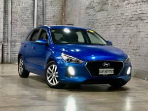 2018 Hyundai i30 PD MY18 Active Blue 6 Speed Sports Automatic Hatchback