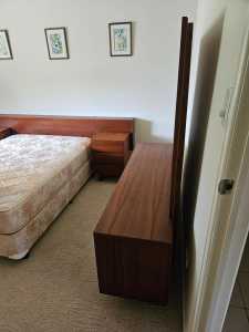 Retro 1970s Bedroom Suite with Double bed Ensemble