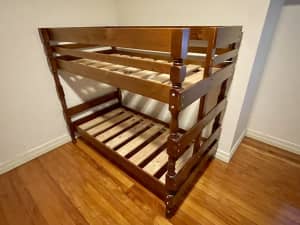 Australian made solid timber single bunk bed