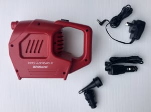 Coleman rechargeable quickpump 12v & 240v. AS New