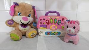 VTECH Cosy Kitten Carrier & FP Smart Stages, Laugh & Learn Puppy Sis