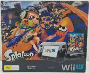 Wii U Splatoon Premium Pack Boxed 32GB RARE