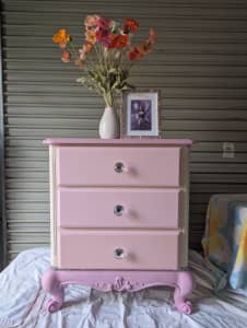Beautiful pink side table - price negotiable