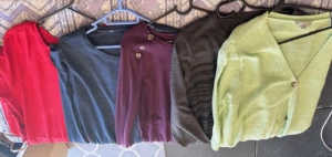5 x Ladies Long Sleeve Tops (Size 18) (Good Clean Condition)