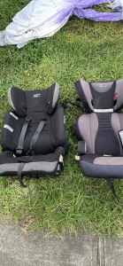Two toddler car seats in good working condition