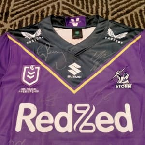 Melbourne Storm Signed 2017 Jersey, aflw22