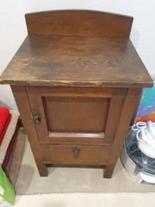 Antique chamber pot cabinet