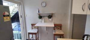 Furnished studio/ townhouse, private entry and courtyard