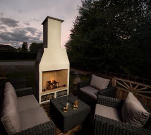 END OF SUMMER CLEARANCE - Ochre Hotham Outdoor Fireplace Barbeque