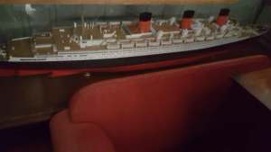 Model replica of the Queen Mary