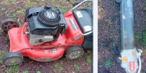 Lawn Mower Rover 5Hp JUST SERVICED Free Blower Vac RING PHONE ONLY