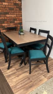 7 piece dining set - refinished