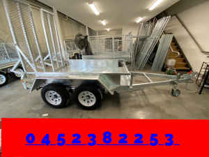 Best Quality 8x5 tandem axle machinery trailer for sale