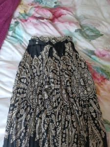 Lovely Balinese pants with wrap around skirt size 10