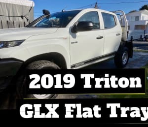 2019 Mitsubishi Triton GLX 4X4 D/Cab, Flat Tray, Low K’s