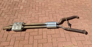 BMW E65 E66 Genuine used STAINLESS STEEL EXHAUST & CATALYTIC CONVERTER