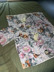 Cot quilt cover and pillow case Fleur Harris Adairs design