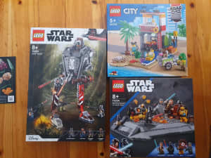 Assorted Lego New and Used - Star Wars, botanicals, city