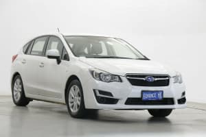 2015 Subaru Impreza G4 MY16 2.0i Lineartronic AWD Crystal Pearl 6 Speed Constant Variable Hatchback